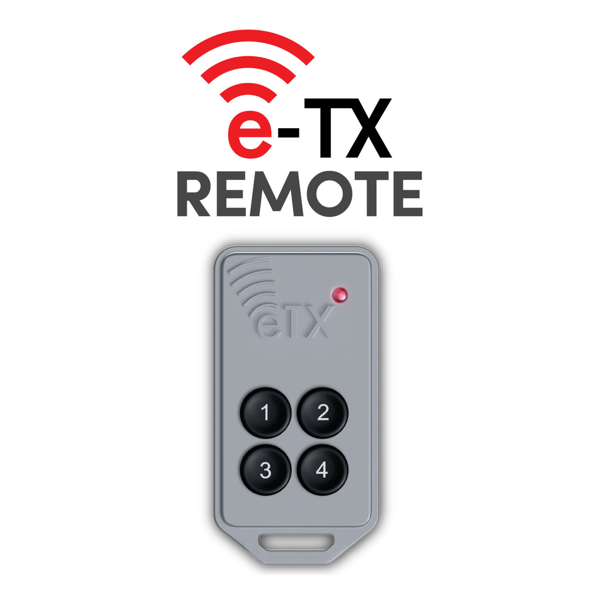 AES e-TX Remote 4-Button | Elitegates.net