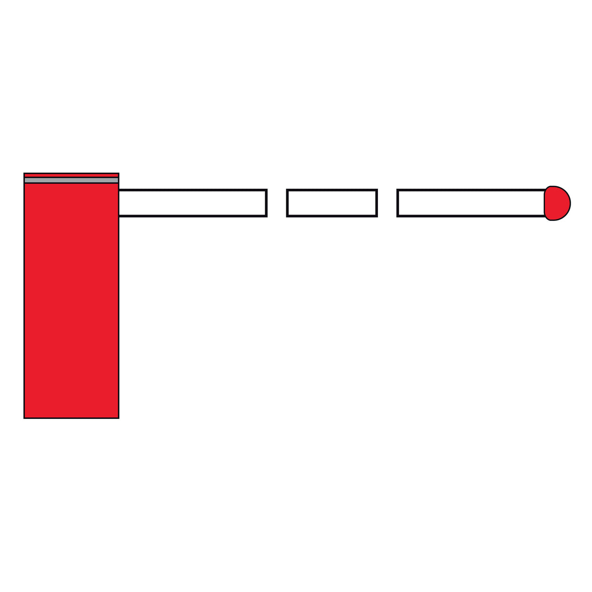 FAAC 428051/26.5 L Barrier Arm Kit for B680H