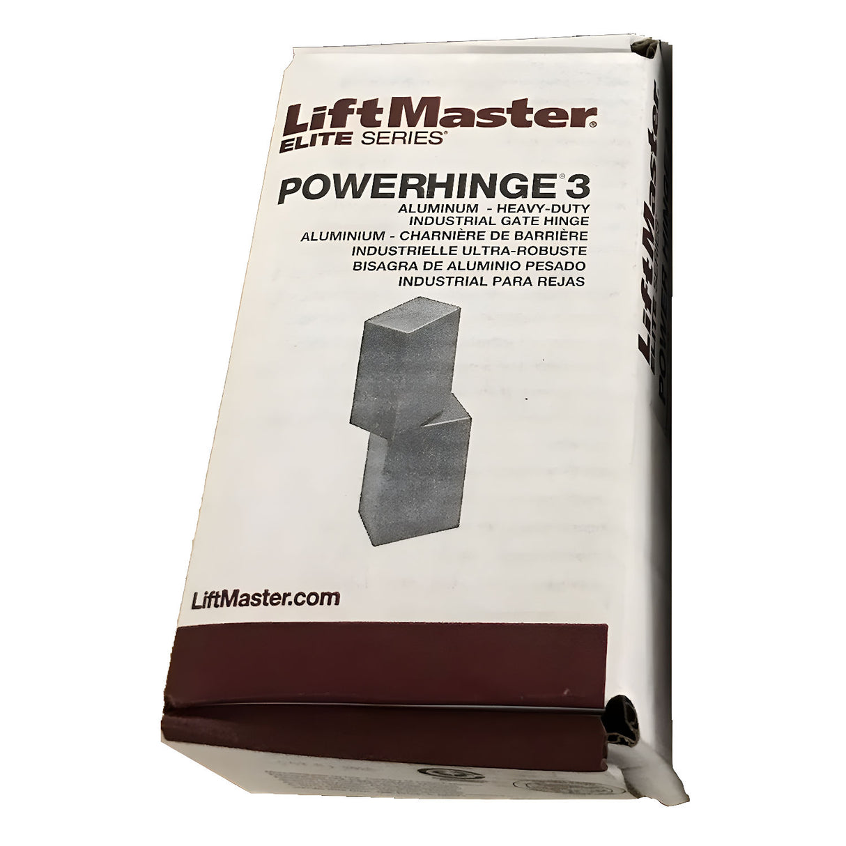 Elite Power Hinges All Aluminum (a pair of hinges shown inside the box they come with)