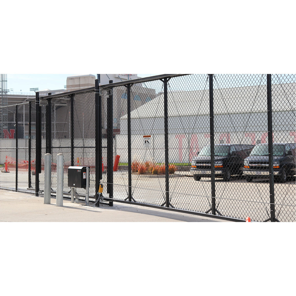 HySecurity SlideSmart HD Slide Gate Opener (shown on chainlink gate)