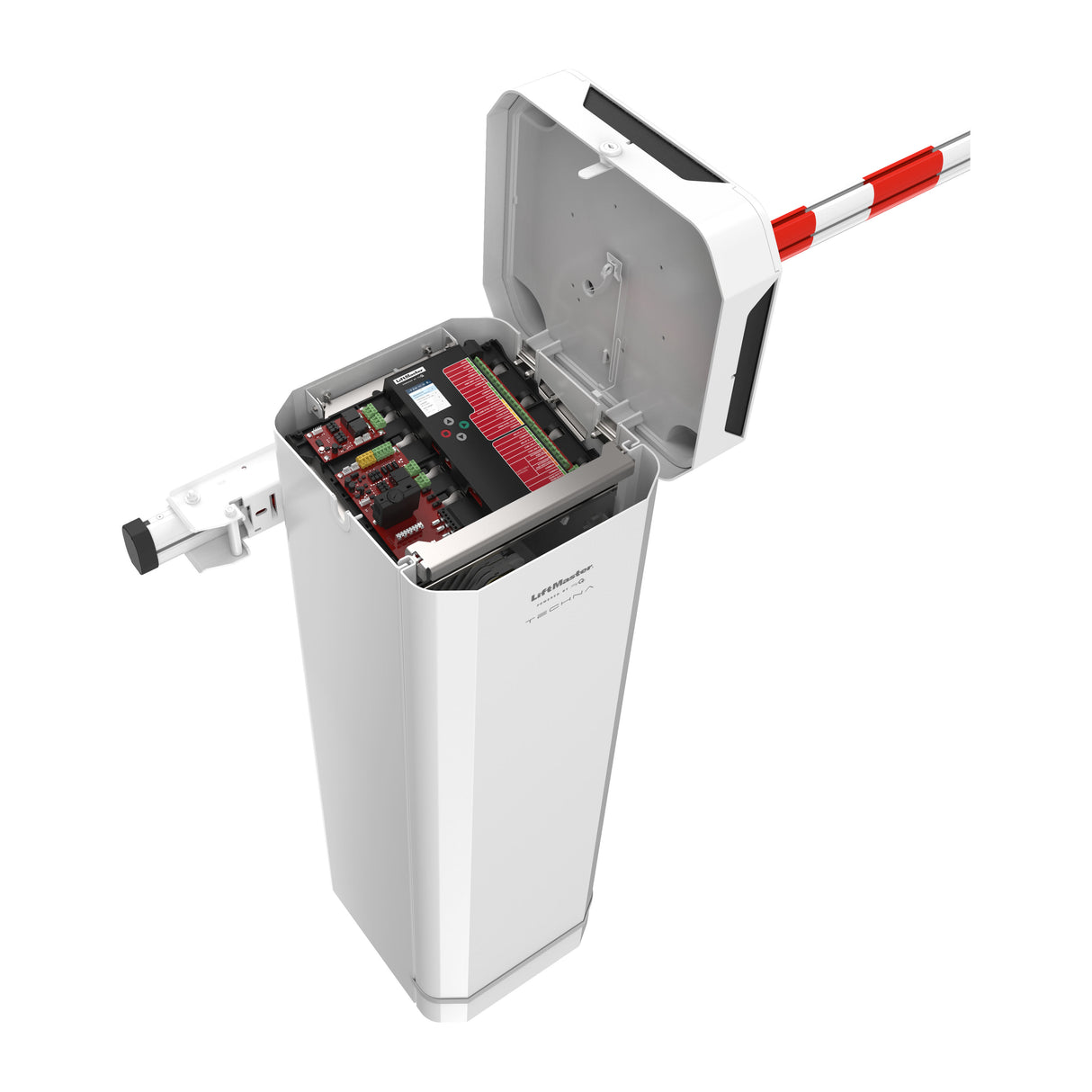 LiftMaster TECHNA CBG24DC Barrier Operator, open cover