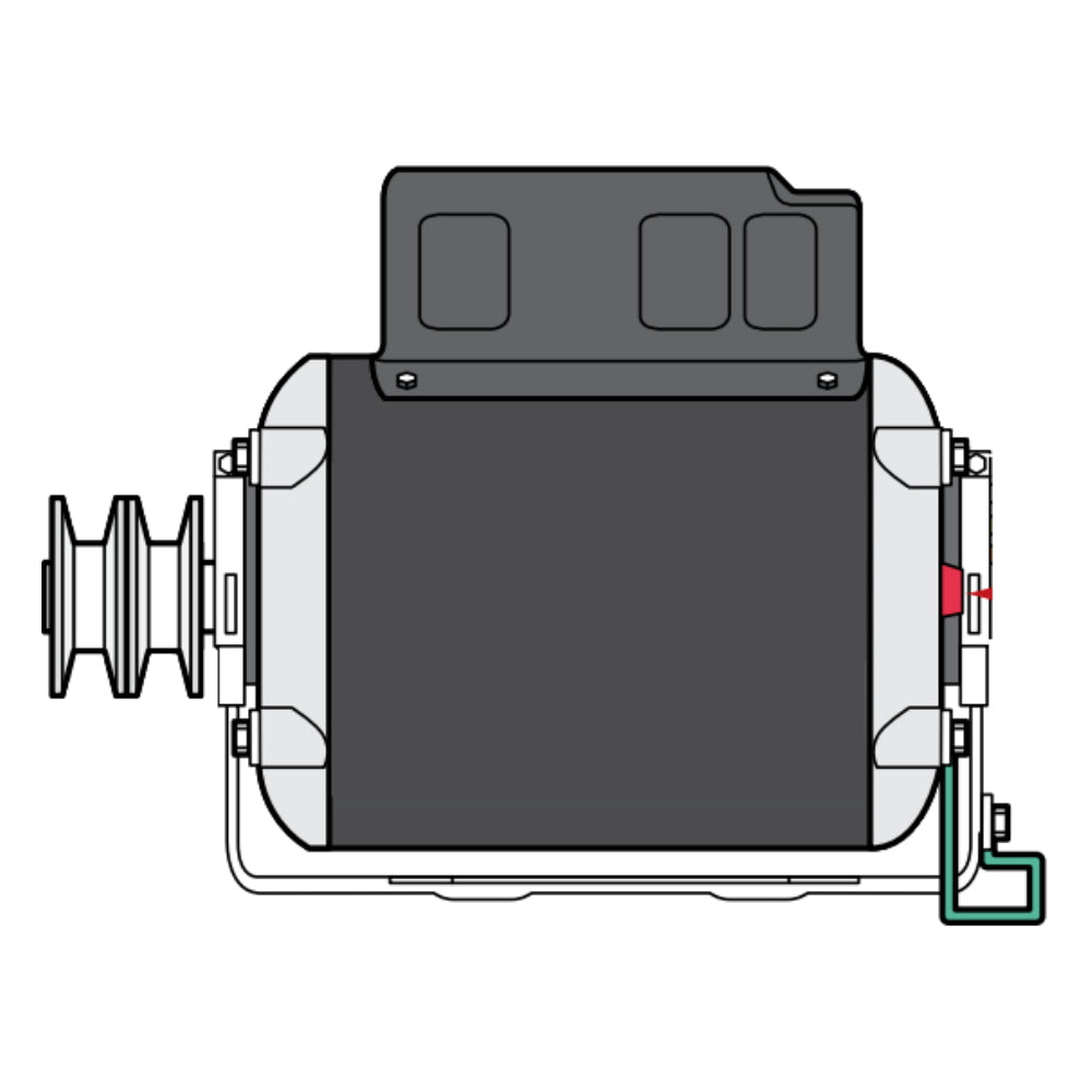 Doorking 1601-156 Motor illustration