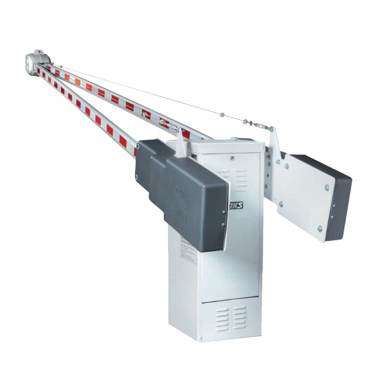 Doorking 1602-091 Parking Barrier Arm With Convenient Open