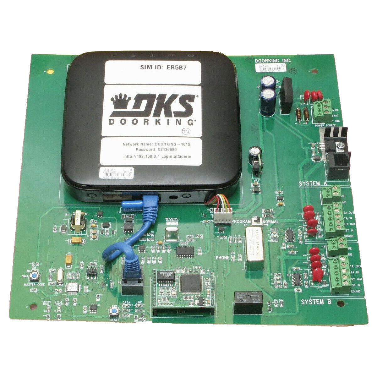 DoorKing 1800-010 Replacement Control Board for DoorKing Access Plus and Cellular Gateway systems