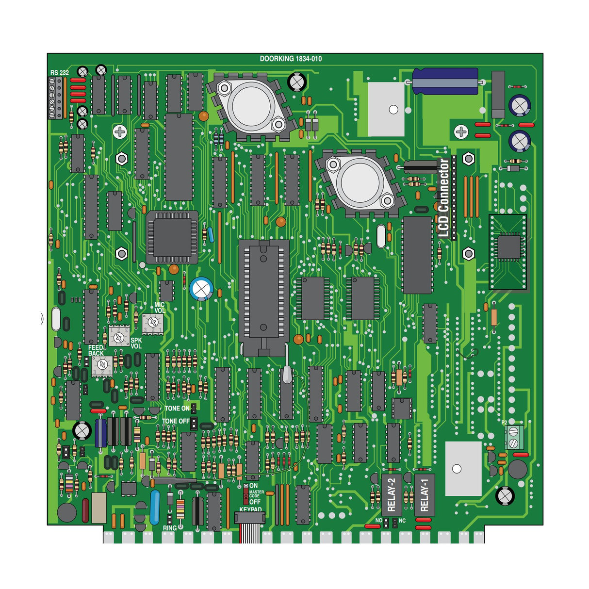 DKS 1834-010 Replacement Circuit Board (illustration)