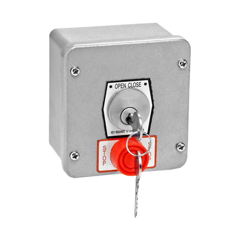 MMTC 1KXS NEMA 4 Exterior Key Switch with Stop Button