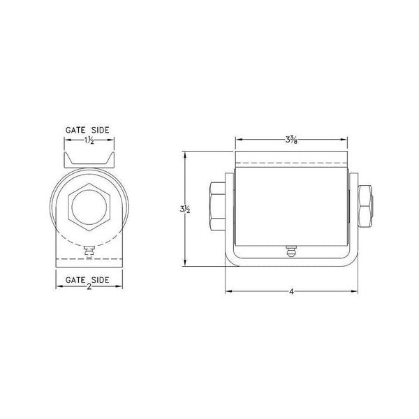 Liftmaster 2015Z Hinge Dimensions