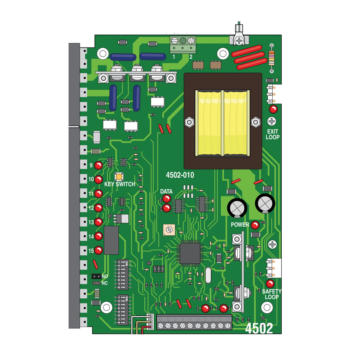 Doorking 4502-009 Circuit Board