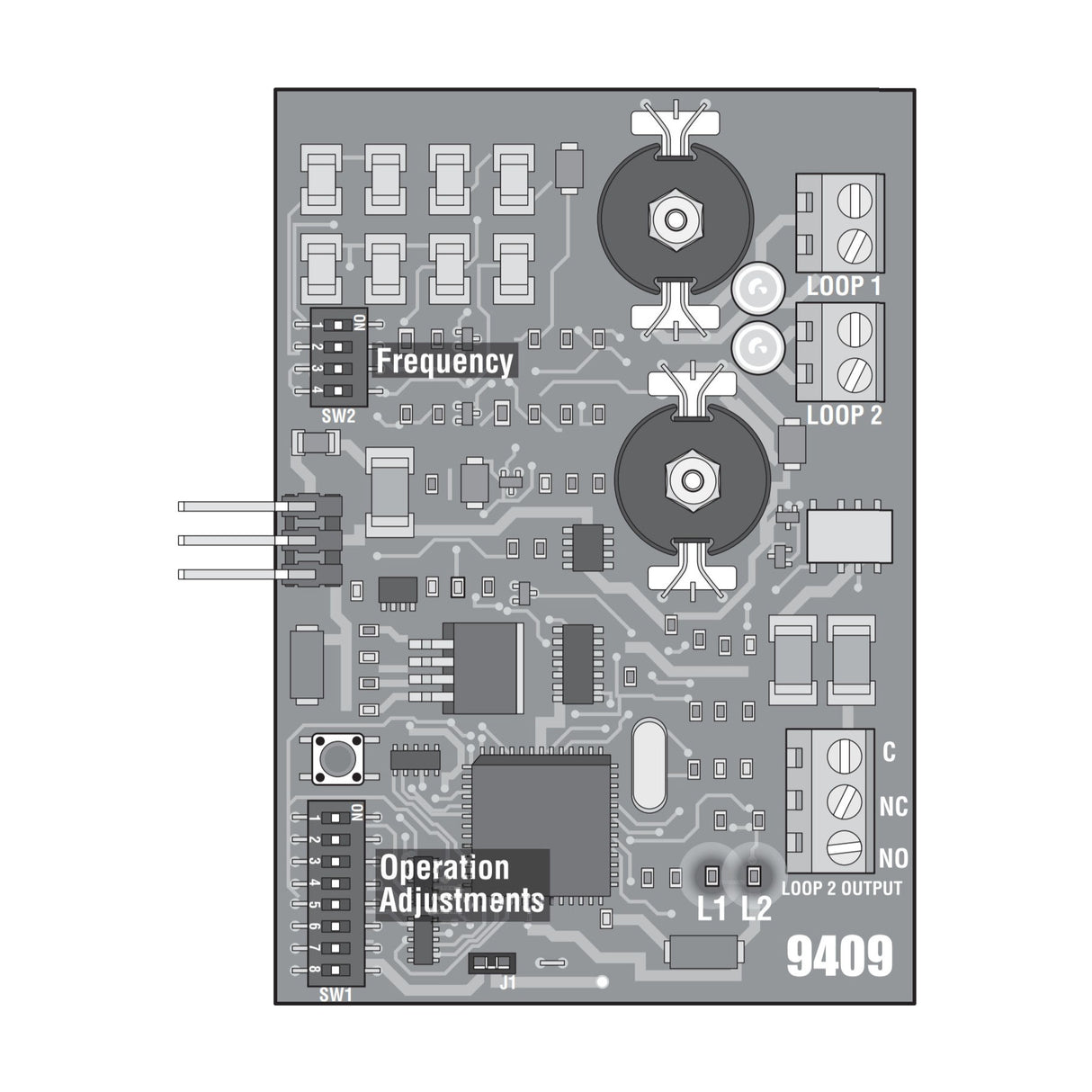 Doorking 9409-010 Dual Channel Loop Detector