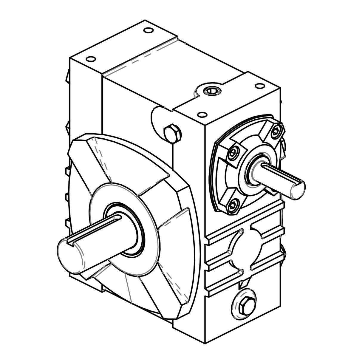 All-O-Matic GBX-175 Gear Box With Clutch