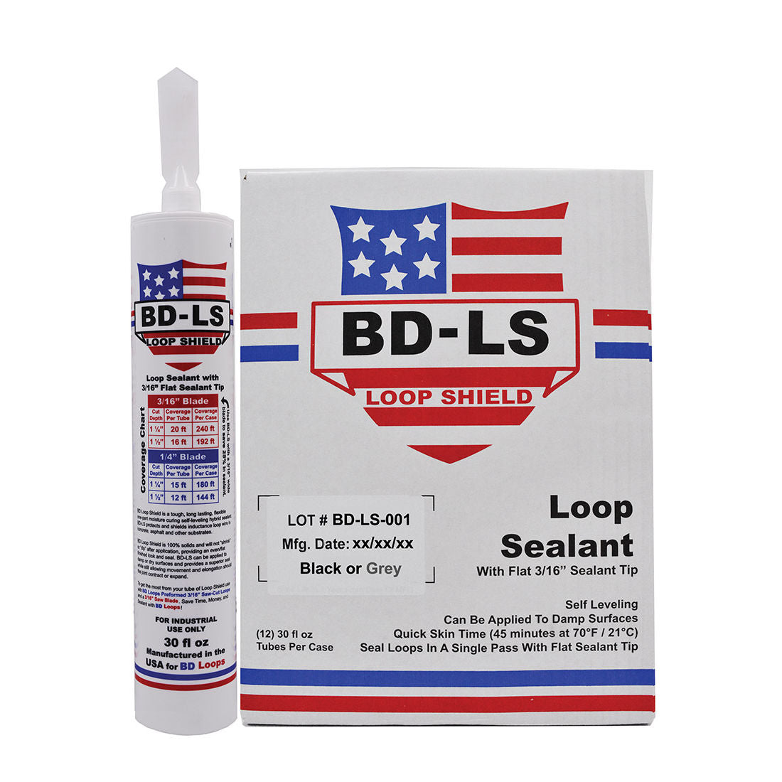 BD Loops Sealer shown next to a Box of 12