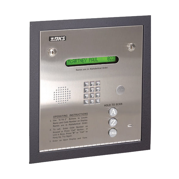 Doorking 1834-084 Flush Mounted Entry System