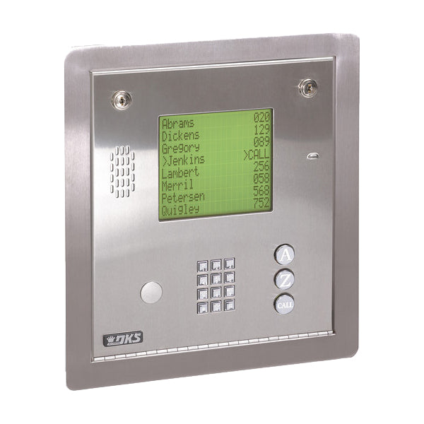 Doorking 1837-084 Flush Mount Telephone Entry System