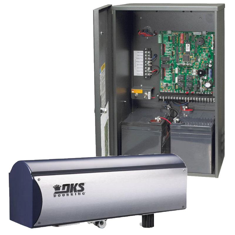 Doorking 6004 Single Swing Gate Operator Kit (110 Volts)