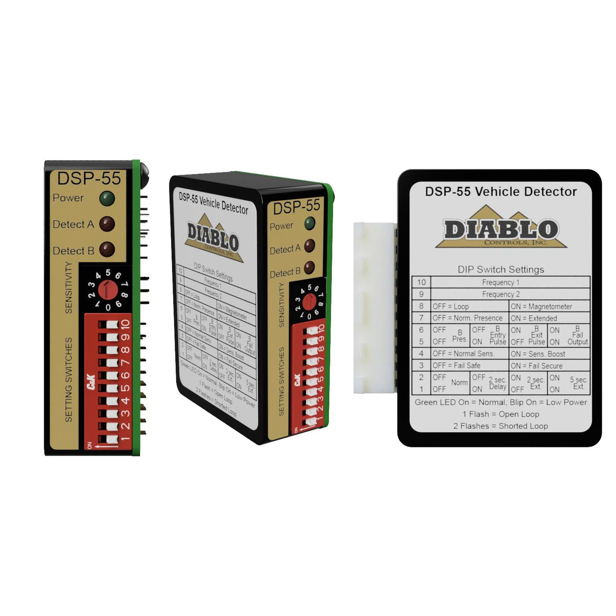 Diablo DSP-55, shown from all angles