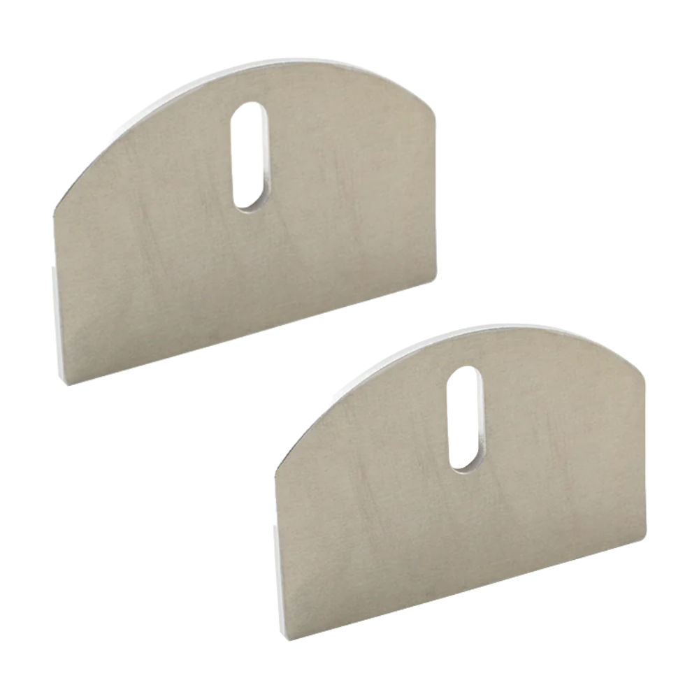 D&D CI2140 Carriage Plates 4" Steel (Pair)