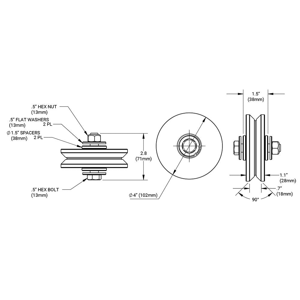 D&D CI2415 dimensions