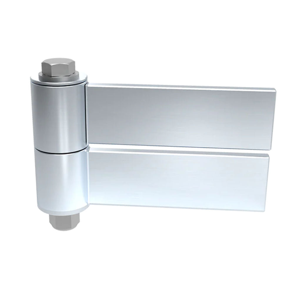 Uphill hinge for swing gates