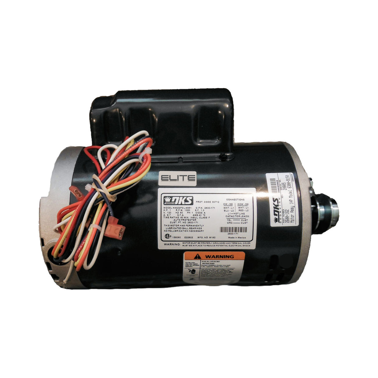 Doorking 2600-162 Replacement Motor 1 H.P
