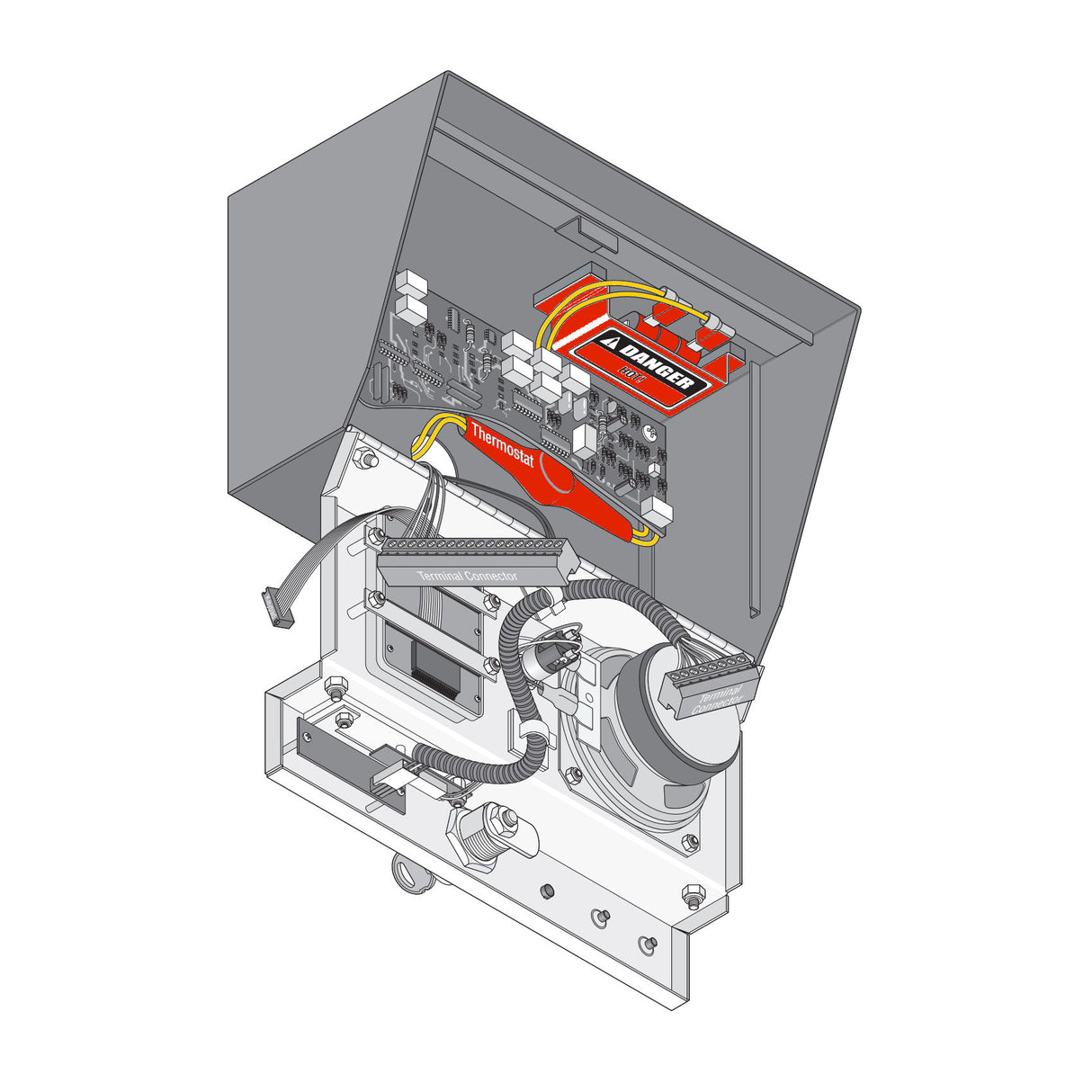 Kit de calefacción Doorking 2600-588 para entrada telefónica 1812