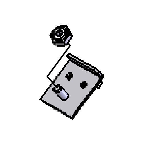 Doorking 9310-301 Soporte de montaje de límite parcial