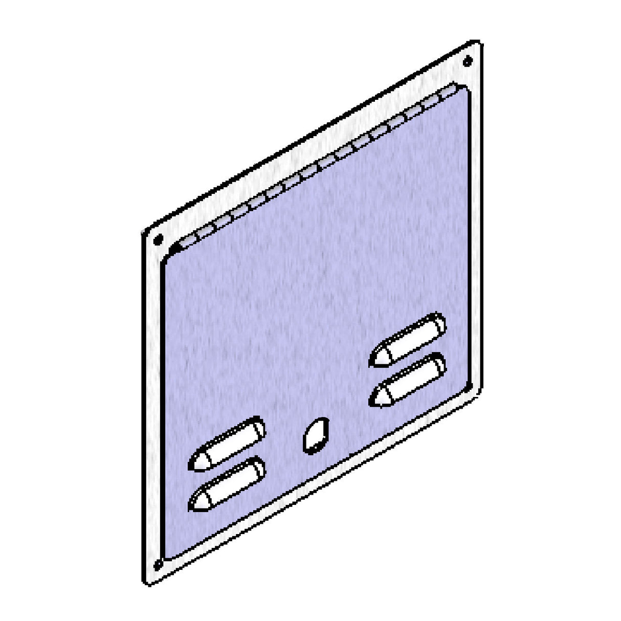 DoorKing 9350-175 Frame Door Access, illustration