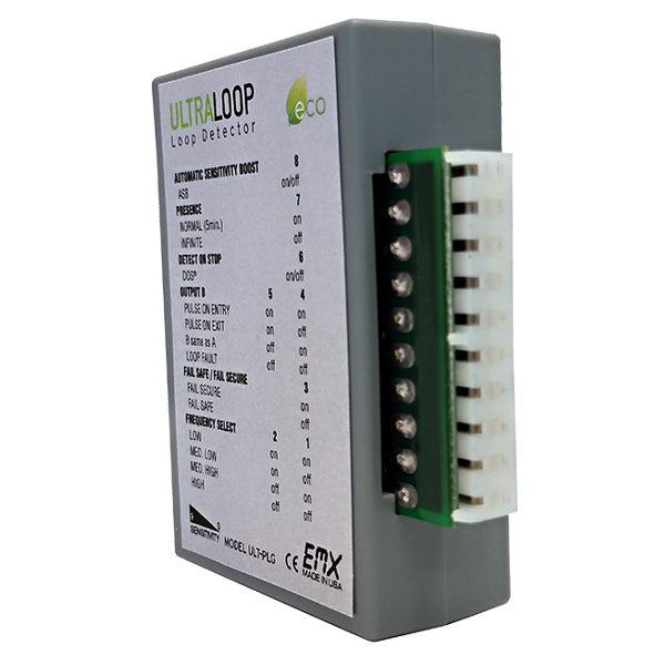 EMX ULTRA-PLG PLUG-IN LOOP DETECTOR rear view