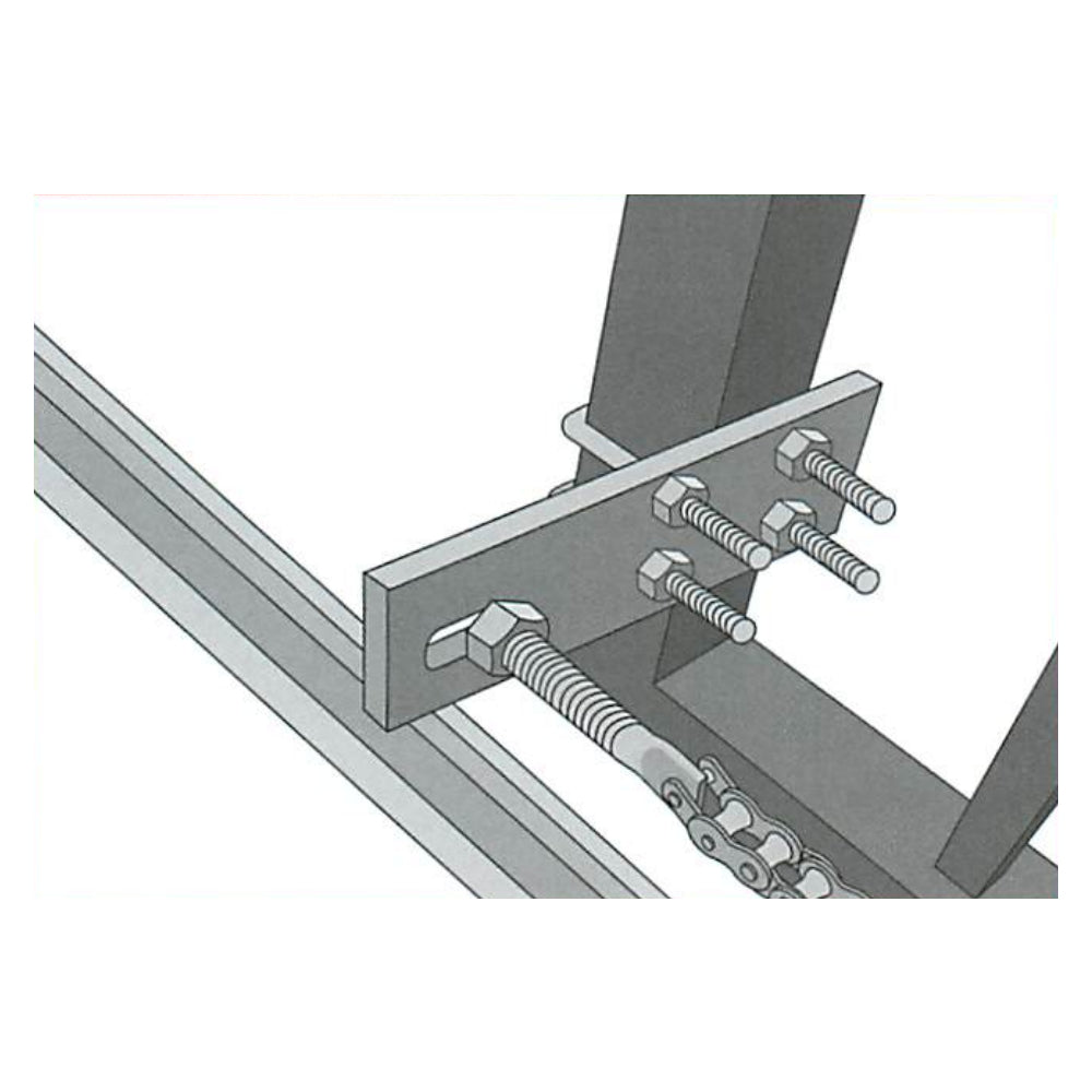 Eagle E-300 Kit on sliding gate, side view