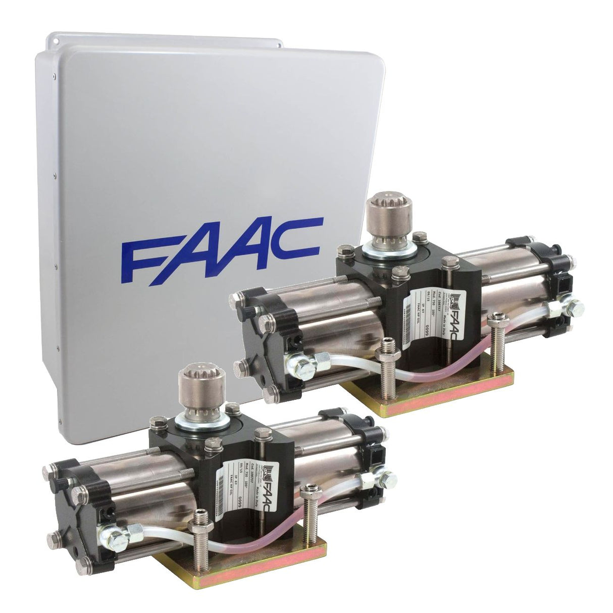 FAAC 750 In-Ground Dual Swing Gate Kit 115V/230V | Elitegates.net