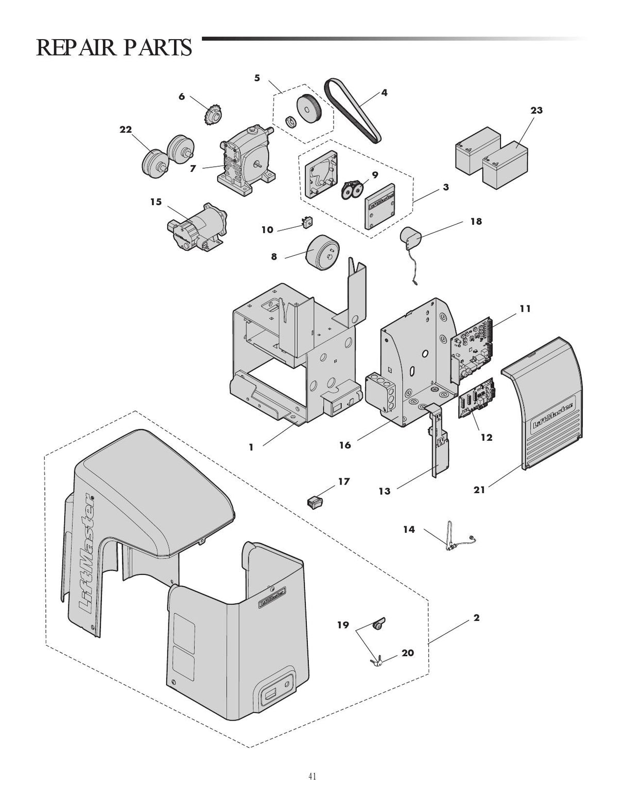 LIFTMASTER K73-34718-2 CHASSIS