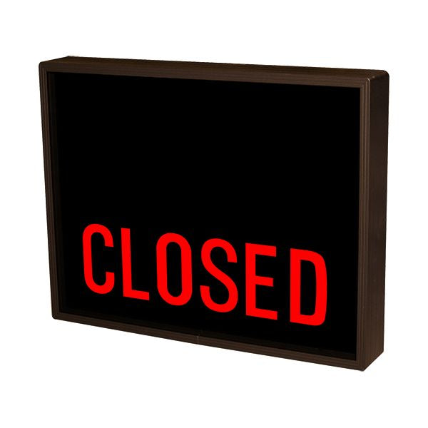 Signal Tech Lane Open/Closed LED Sign, showing "Closed" message