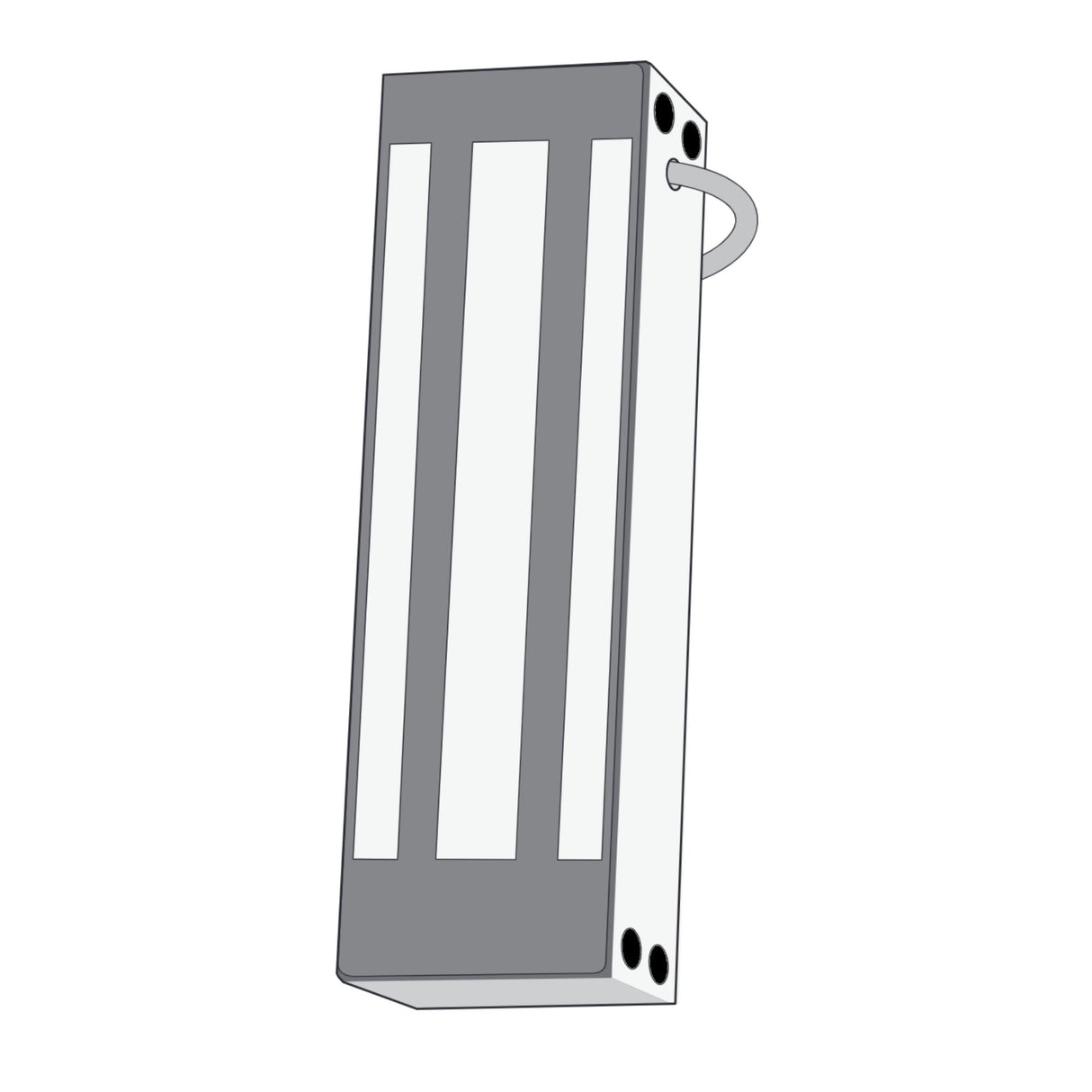 LiftMaster EMLO1300S Surface-Mount Magnetic Lock, illustration