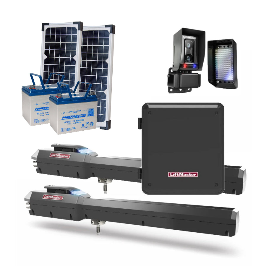 Liftmaster LA500XL20W Dual Solar Swing Gate Opener (On Sale)