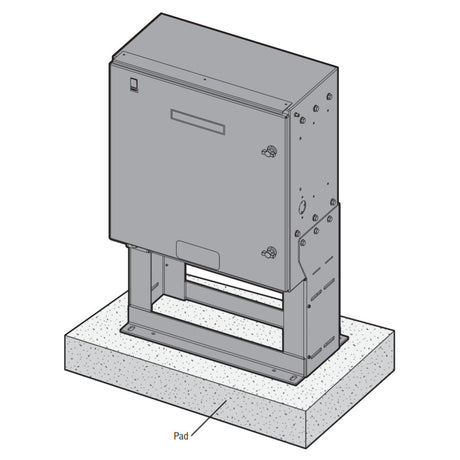 Liftmaster MRIN Riser Stand illustration