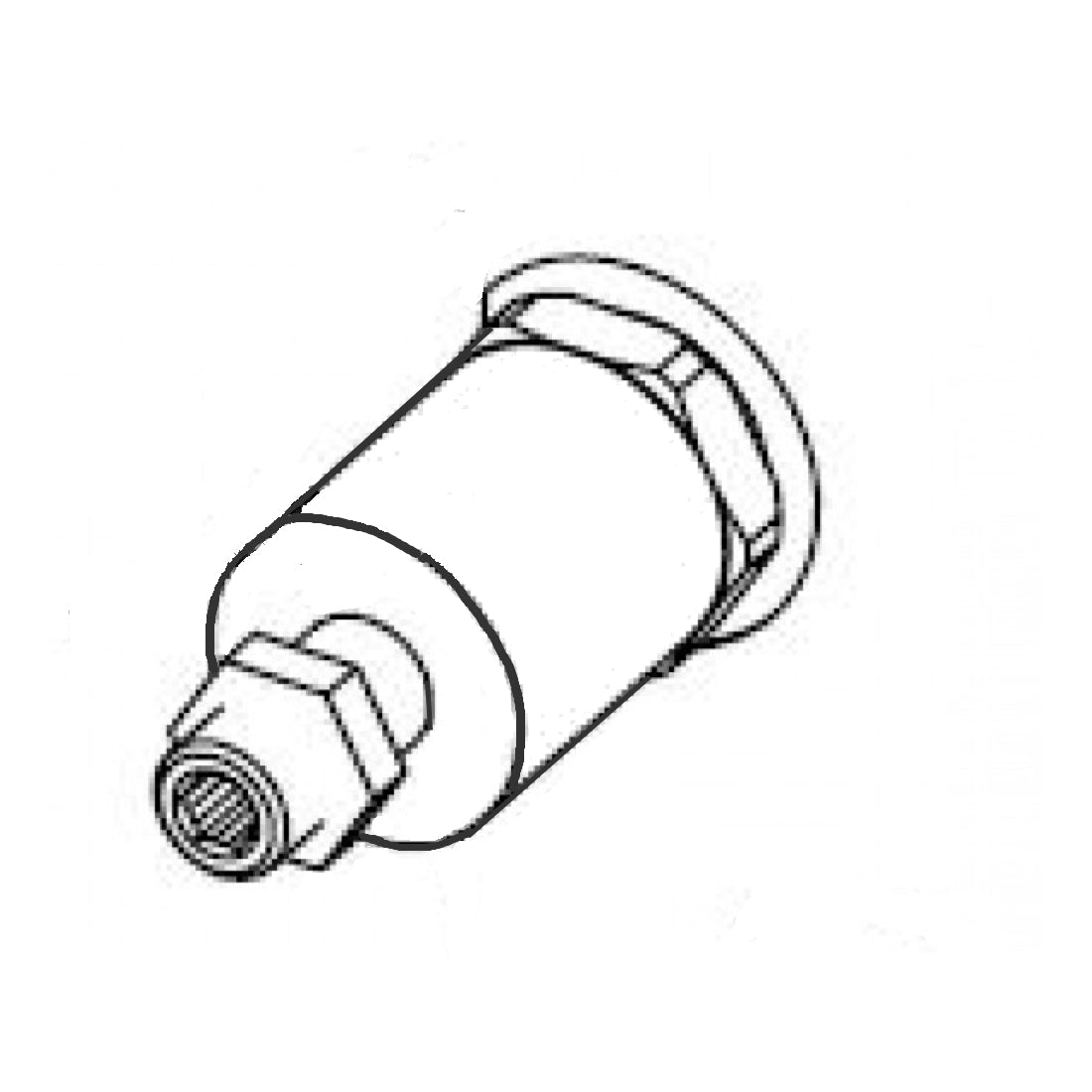 Hysecurity MX000231 Válvula de control de flujo de derivación manual, 3500 PSI