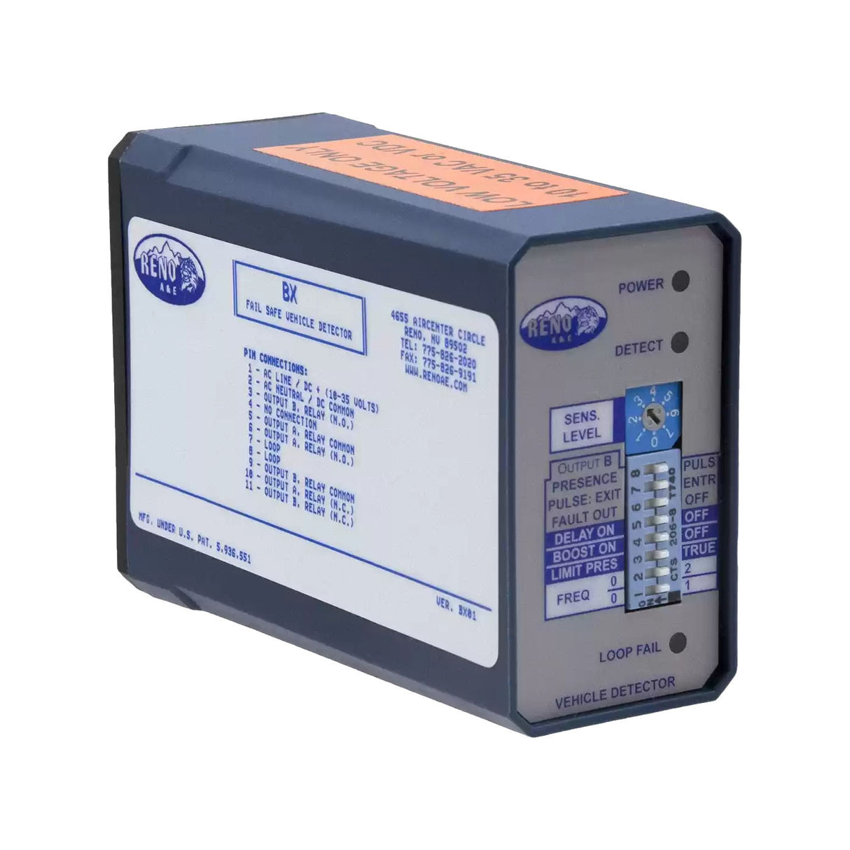 Reno BX-4 Loop Detector – Single Channel 12–24V | Elitegates.net