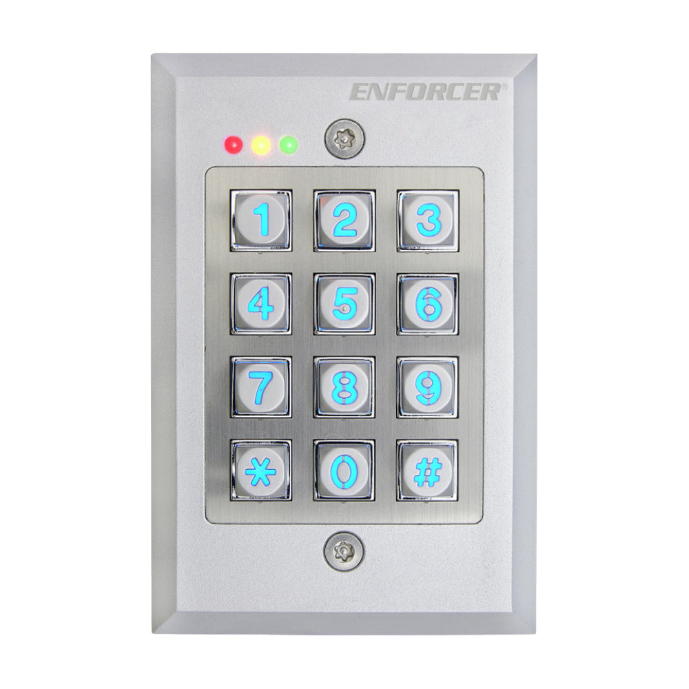 Seco-Larm SK-1123-FDQ Vandal Resistant Flush-Mount Keypad | Elitegates.net