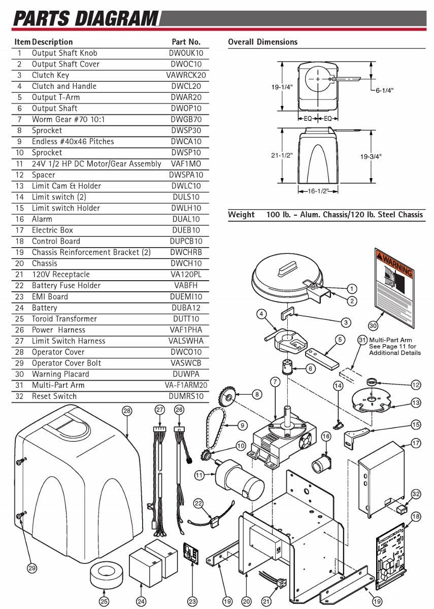 Viking DWCH10 Chassis