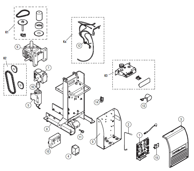 Liftmaster K73-34637 Chassis