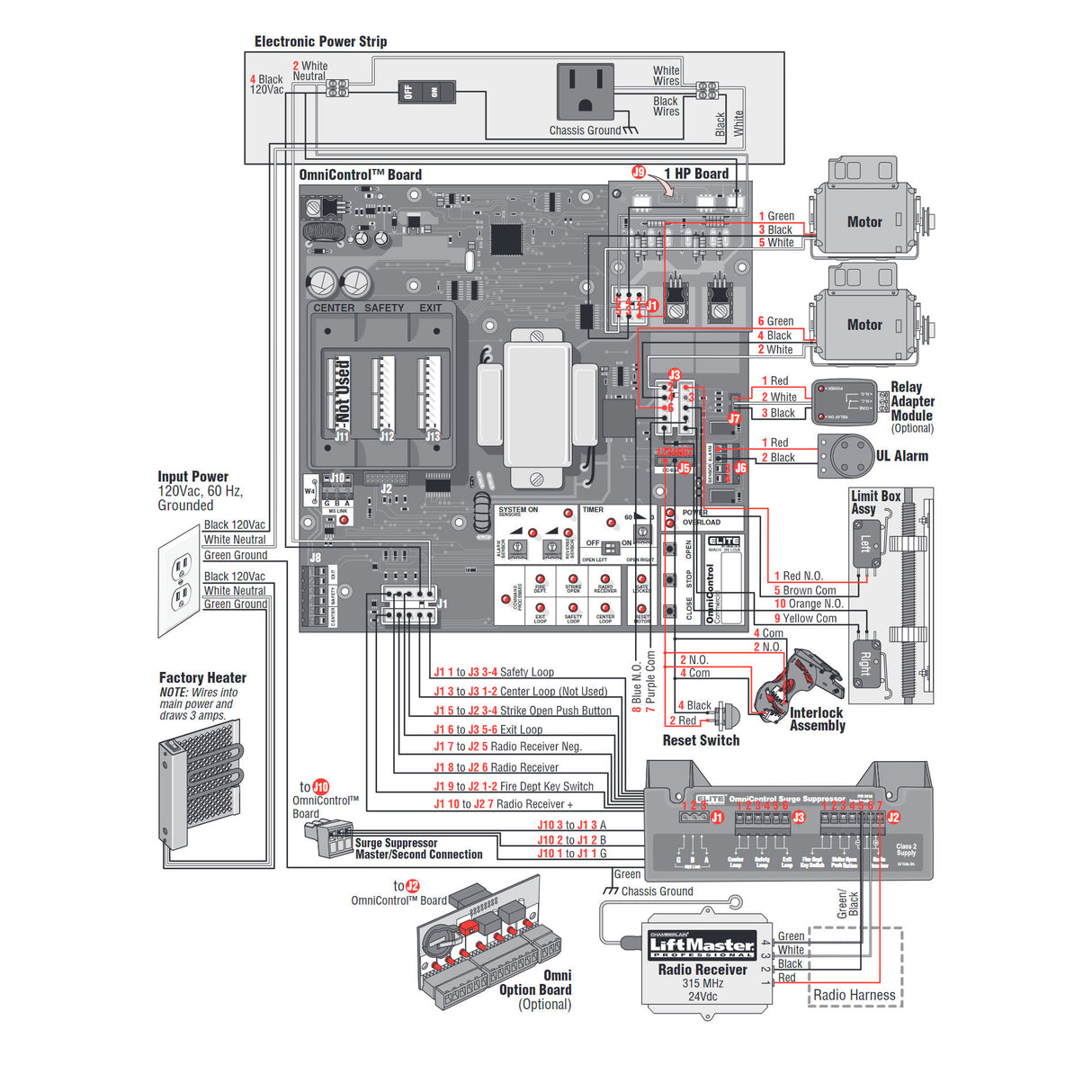 Wiring diagram for Q401