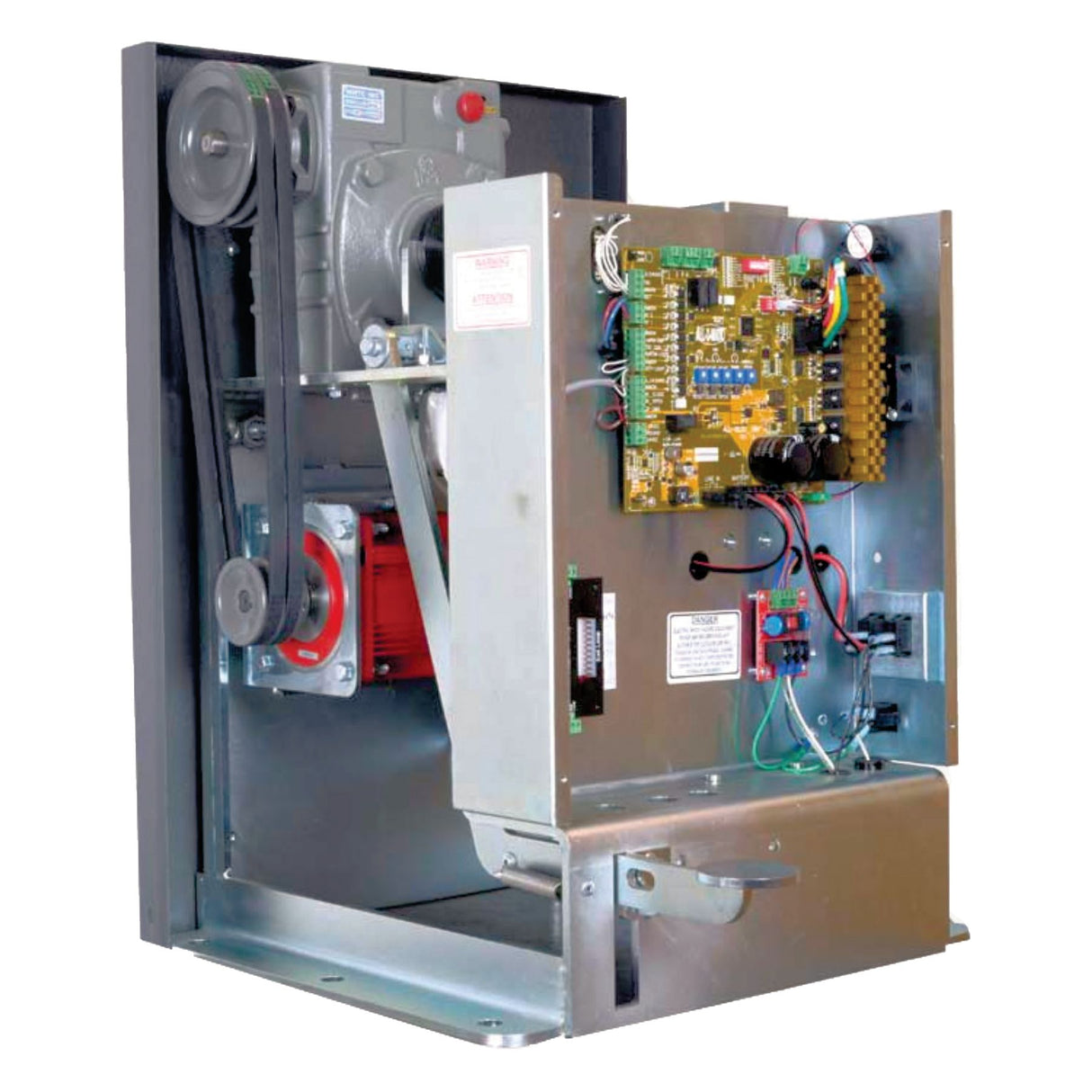 All-O-Matic SL-175 DC Industrial Slide Gate Operator, shown without a cover