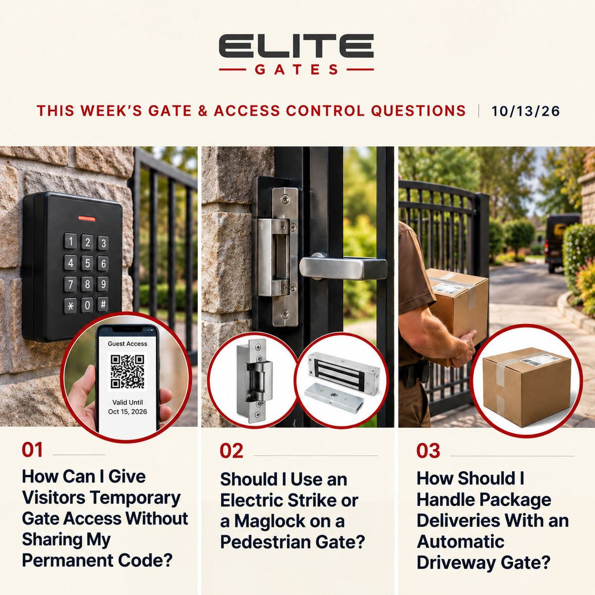 3 Gate & Access Control Questions This Week | 10/13/26