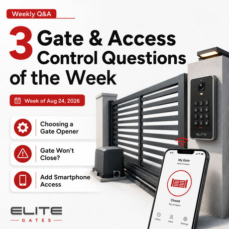 3 Gate & Access Control Questions People Are Asking This Week | Elitegates.net