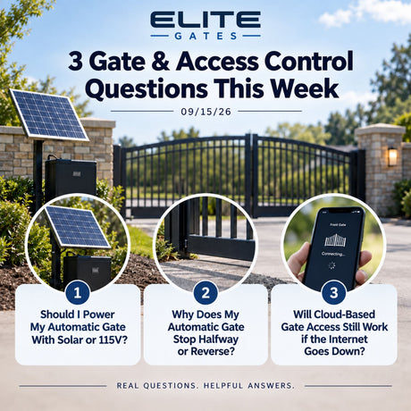 3 Gate & Access Control Questions This Week | 09/15/26