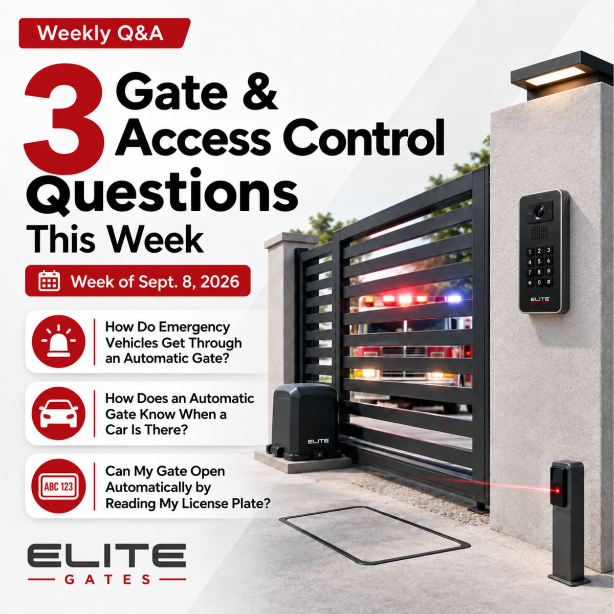 3 Gate & Access Control Questions This Week | 09/08/26