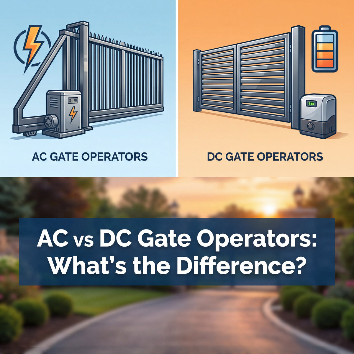 AC vs DC Gate Operators: Whats the Difference? | Elitegates.net – Elite ...