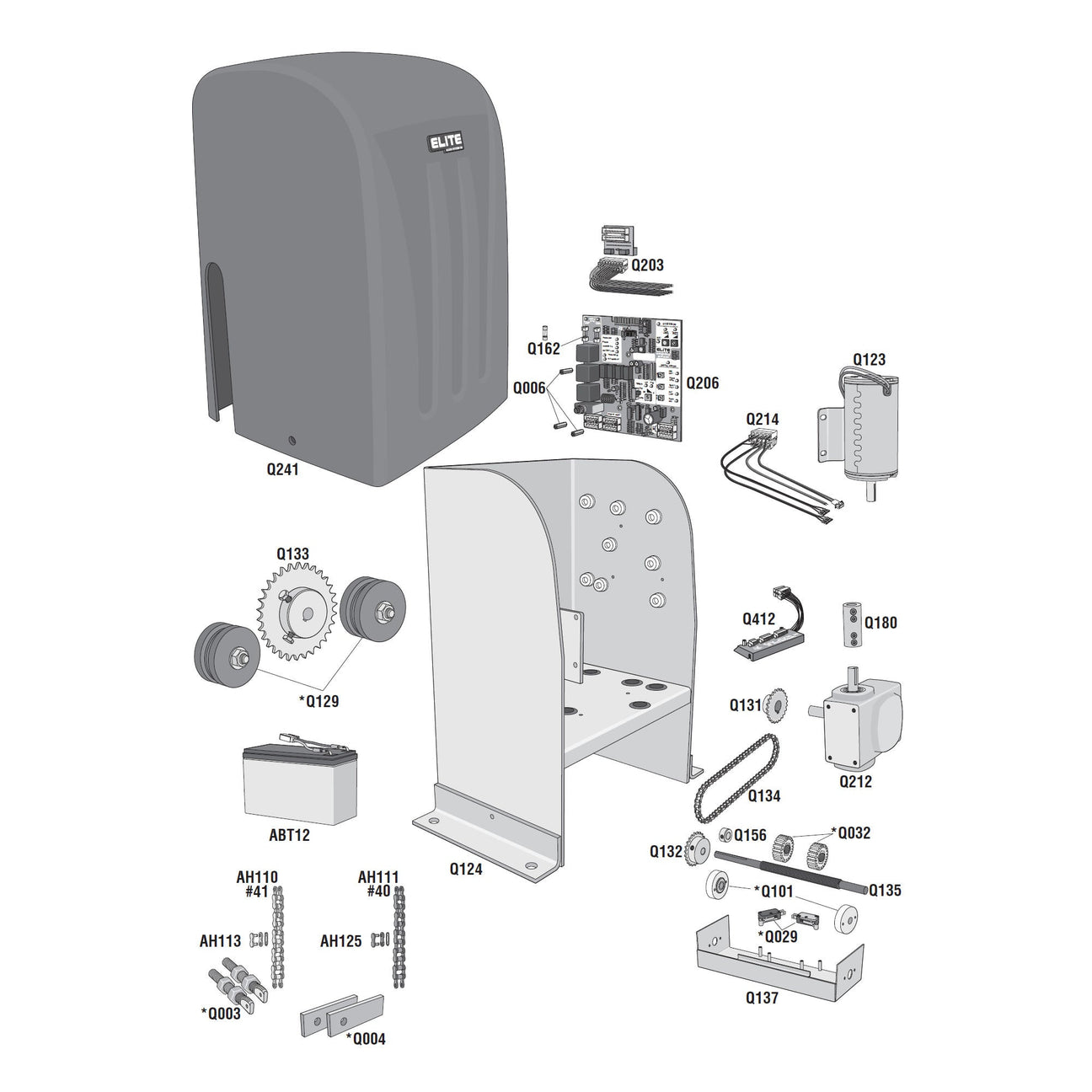 Elite Access RoboSlide Replacement Parts & Accessories | Elitegates.net
