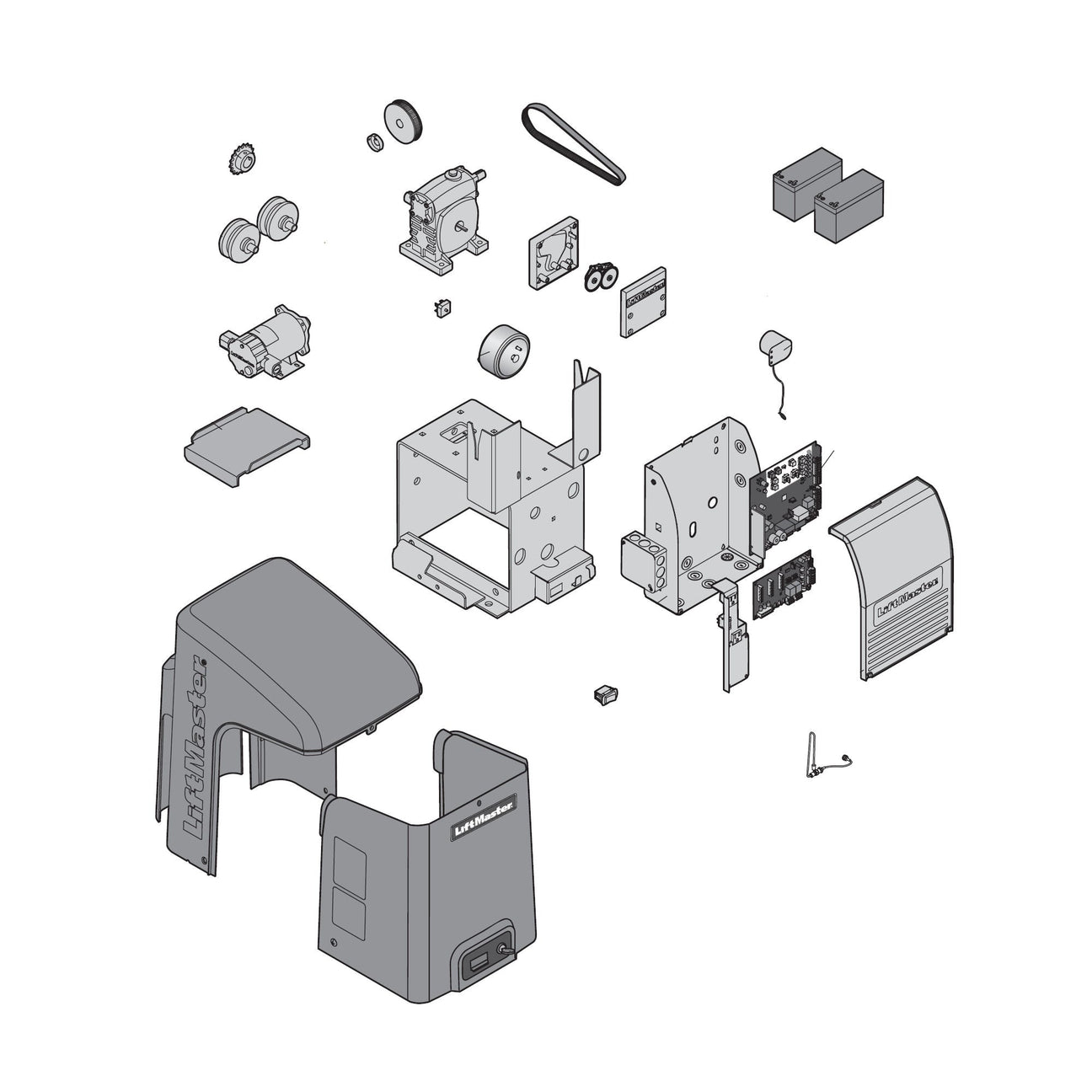LiftMaster CSL24 Replacement Parts & Accessories | Elitegates.net