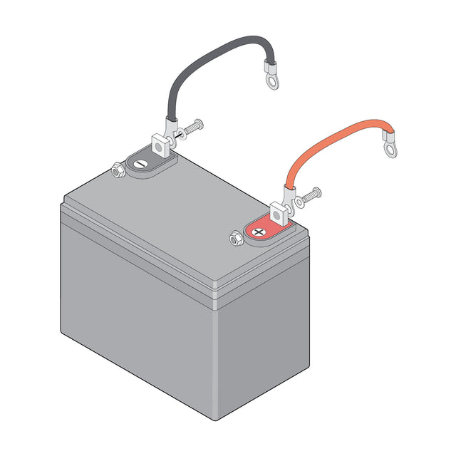 Doorking 1000-048 Battery & Cable Assembly for 1000 Inverter