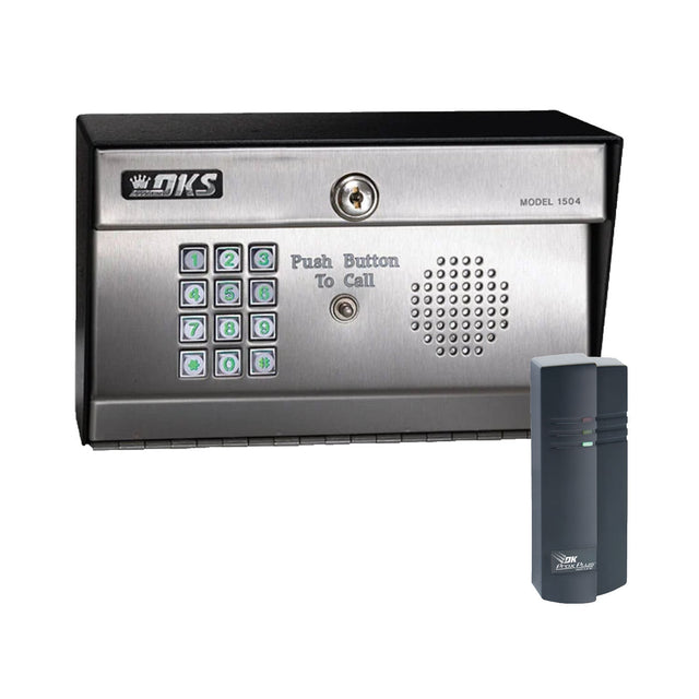 DoorKing 1504-120 Wiegand Keypad with Intercom